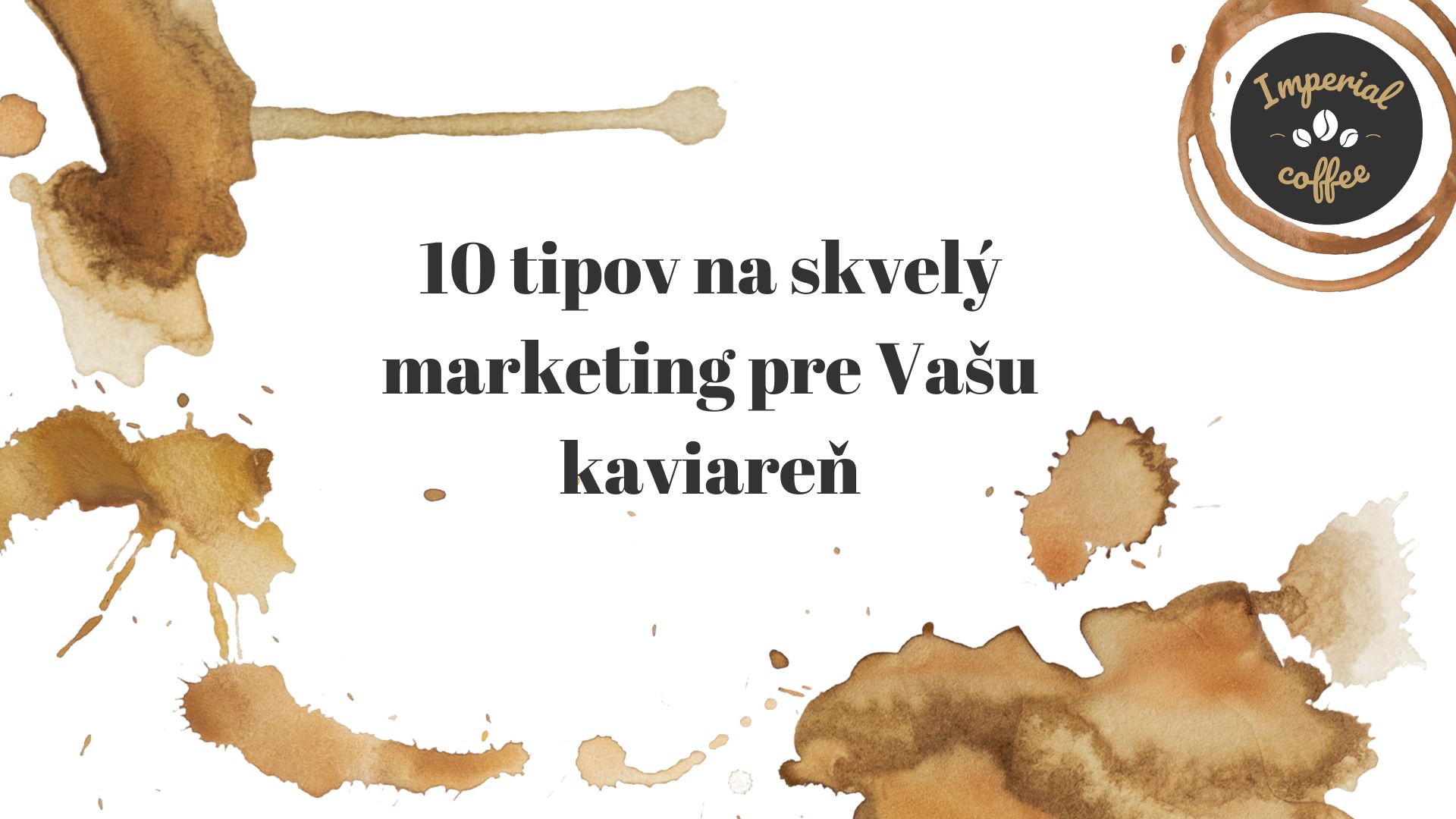 Založenie a prevádzka kaviarne